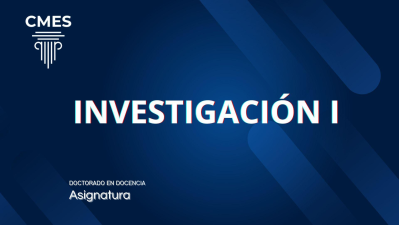 Investigación I